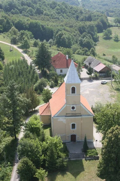 Igreja Nossa Senhora Lourdes São José Barilovicki Leskovac Croácia — Fotografia de Stock
