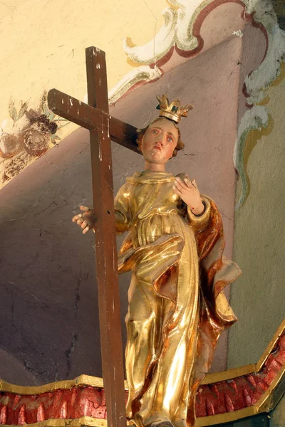 Άγαλμα Της Αγίας Ελένης Στο Βωμό Της Αγίας Ελισάβετ Στην — Φωτογραφία Αρχείου