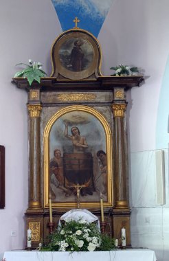 Saint Vitus, Bedenica'daki All Saints Kilisesi'nde sunak, Hırvatistan