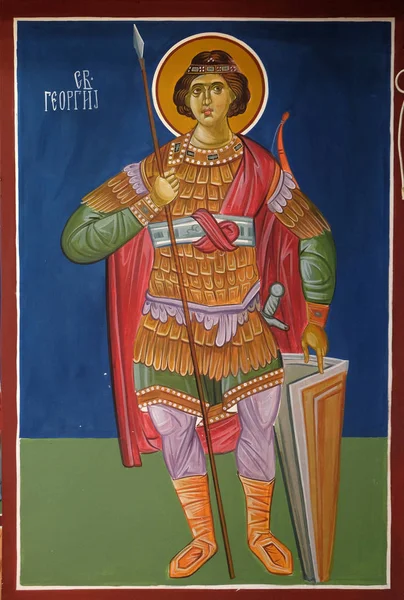 George Fresco Church Saint Paraskeva Balkans Saint Naum Monastery Ohrid — стоковое фото