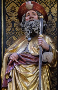 Saint James, Rothenburg ob der Tauber'deki St James Kilisesi'nde on iki havari sunağı, Almanya