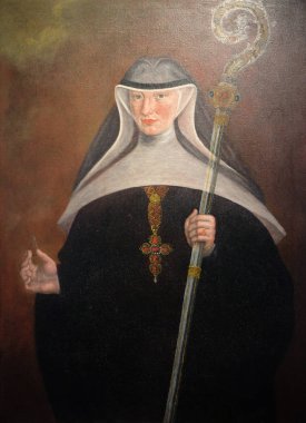 Saint Walburga, Schmerlenbach'taki St. Agatha kilisesinde sunak, Almanya