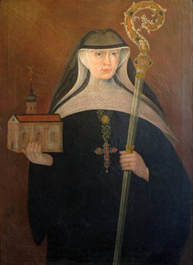 Franziska von Munchhausen, Schmerlenbach' taki St. Agatha kilisesinde sunak parçası, Almanya