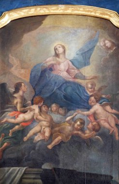 Meryem Ana Varsayımı, Schmerlenbach St Agatha kilisesinde yüksek sunak, Almanya