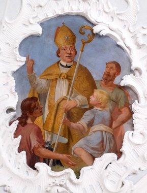 Fresco, Schmerlenbach, Almanya'daki St. Agatha kilisesinde