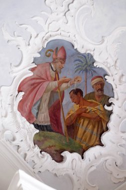 Fresco, Schmerlenbach, Almanya'daki St. Agatha kilisesinde