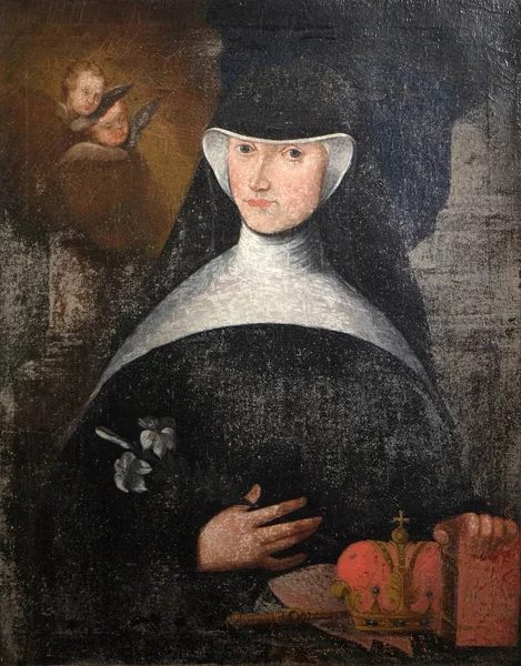 Saint Kunigunde, Schmerlenbach'taki St. Agatha kilisesinde sunak parçası, Almanya