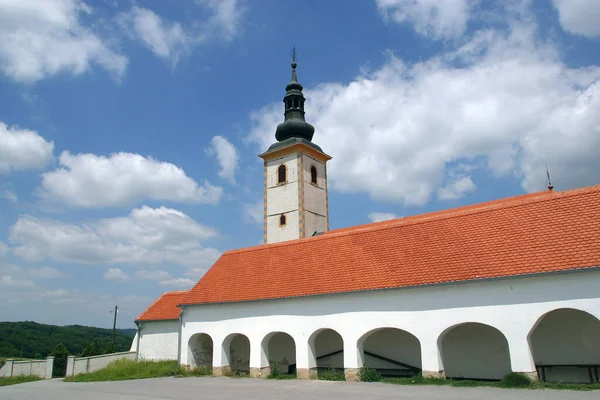 Kościół Trzech Króli Komin Chorwacja — Zdjęcie stockowe