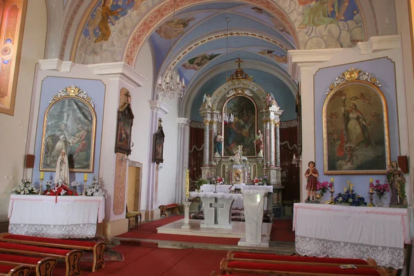 Iglesia Visitación Virgen María Cirkvena Croacia — Foto de Stock