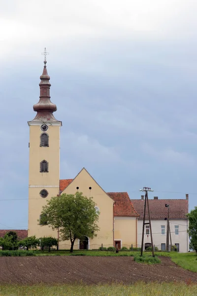 Церква Візиту Діви Марії Цирквену Хорватія — стокове фото