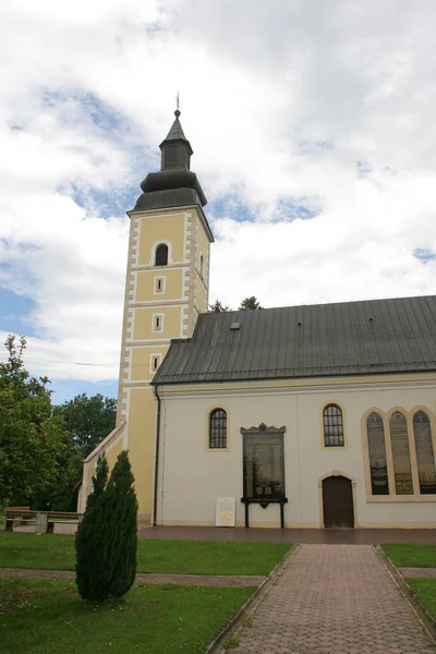 Kościół Jana Chrzciciela Sveti Ivan Zabno Chorwacja — Zdjęcie stockowe