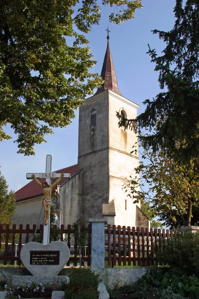 聖ニコラス教会 クロアチア語 Gornji Miklous — ストック写真