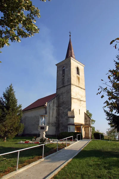 Die Nikolaikirche Gornji Miklous Kroatien — Stockfoto