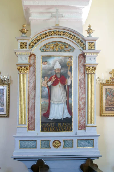 Blasiusaltar Der Kirche Des Antonius Von Padua Vukmanic Kroatien — Stockfoto