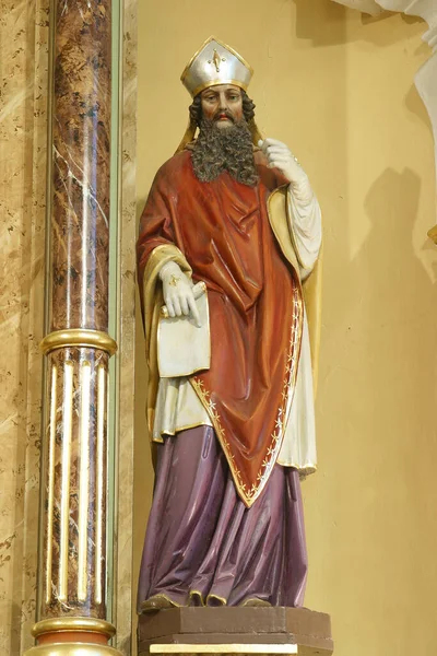 Saint Valentin Statue Dans Église Paroissiale Des Saints Pierre Paul — Photo