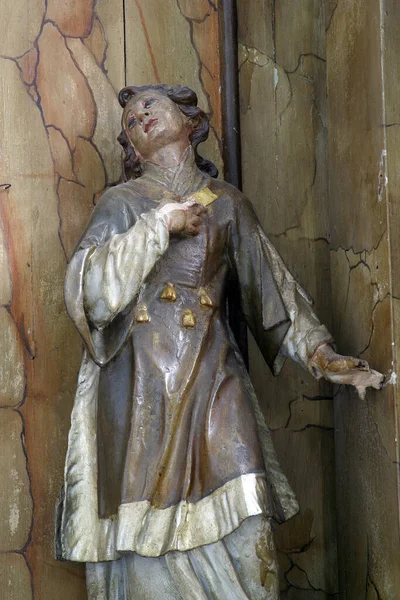 Heiliger Laurentius Altar Des Heiligen Antonius Von Padua Der Pfarrkirche — Stockfoto
