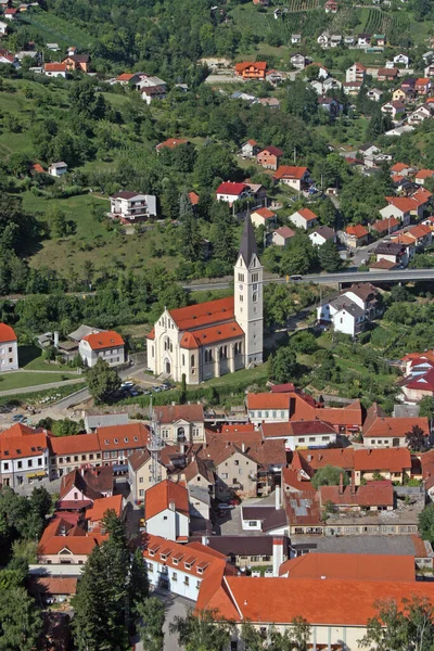 Kostel Mikuláše Krapině Chorvatsko — Stock fotografie