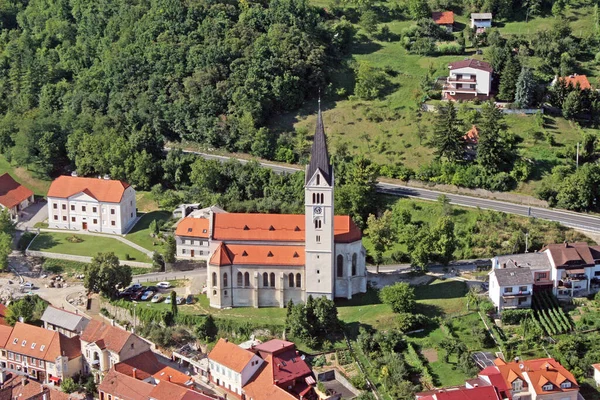 Chiesa Parrocchiale San Nicola Krapina Croazia — Foto Stock