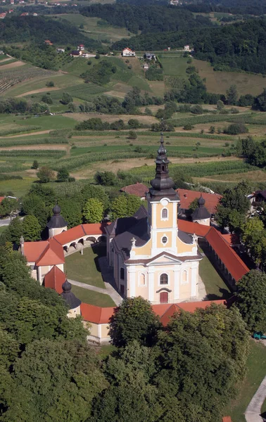 Igreja Nossa Senhora Jerusalém Trski Vrh Krapina Croácia — Fotografia de Stock