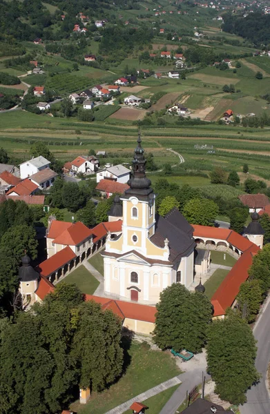 Igreja Nossa Senhora Jerusalém Trski Vrh Krapina Croácia — Fotografia de Stock