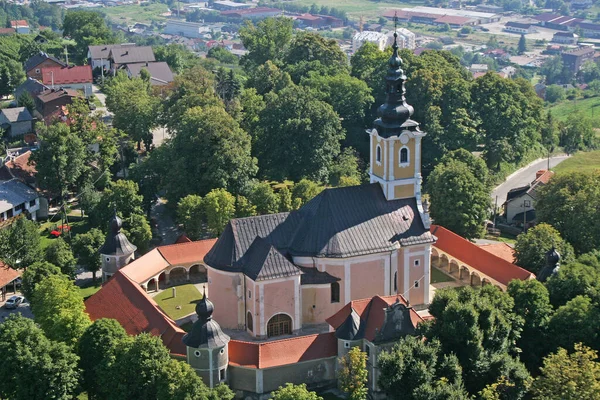 Kirche Unserer Lieben Frau Von Jerusalem Trski Vrh Krapina Kroatien — Stockfoto