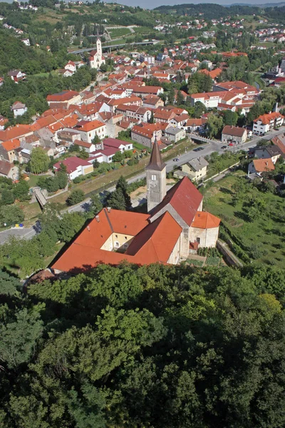 Igreja Santa Catarina Alexandria Krapina Croácia — Fotografia de Stock