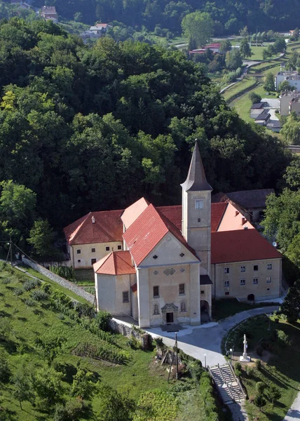 Iglesia Santa Catalina Alejandría Krapina Croacia —  Fotos de Stock