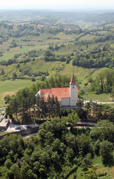 Parish Church Anne Sveta Jana Croatia — стокове фото