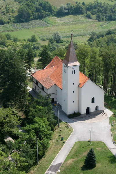 クロアチアのスヴェタ ジャナにある聖アン教区教会 — ストック写真