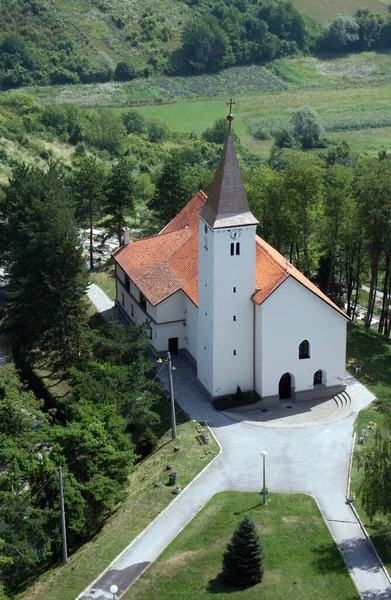 Iglesia Parroquial Santa Ana Sveta Jana Croacia — Foto de Stock