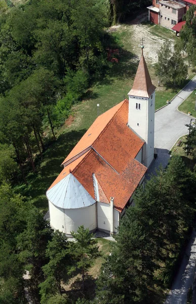 克罗地亚Sveta Jana的圣安教区教堂 — 图库照片