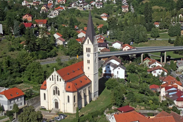 Εκκλησία Του Αγίου Νικολάου Στην Κραπίνα Της Κροατίας Φωτογραφία Αρχείου