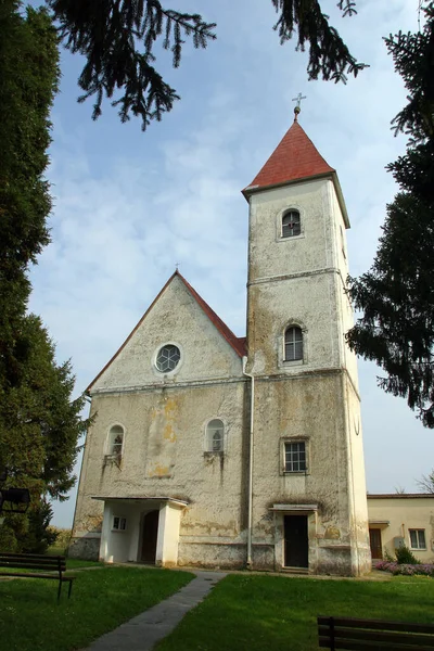 Chiesa Parrocchiale San Giorgio Cuore Immacolato Maria Kanika Iva Croazia — Foto Stock