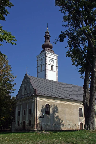 Igreja Paroquial Assunção Virgem Maria Nova Raca Croácia — Fotografia de Stock