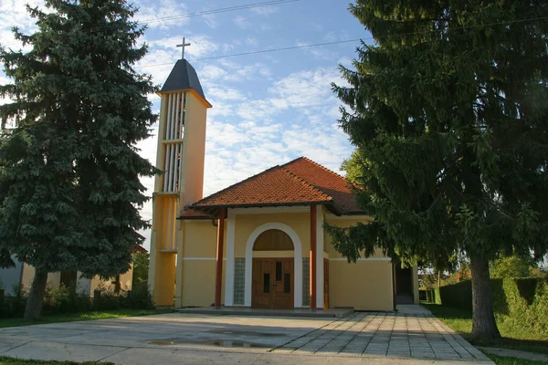 Farní Kostel Panny Marie Fatimy Lukavci Chorvatsko — Stock fotografie
