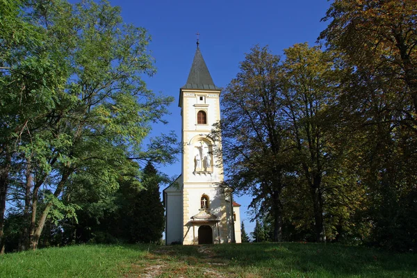 Farní Kostel Panny Marie Sněžné Dubranci Chorvatsko — Stock fotografie