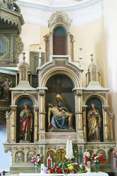 Altar Our Lady Sorrows Parish Church Saint John Baptist Sveti — Stock Photo, Image
