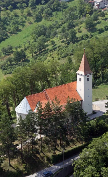 Приходская Церковь Анны Света Яна Хорватия — стоковое фото