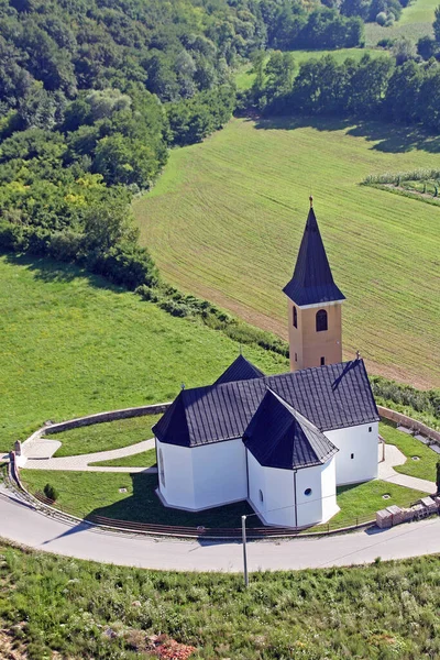 Heliga Treenighetens Församlingskyrka Radoboj Kroatien — Stockfoto