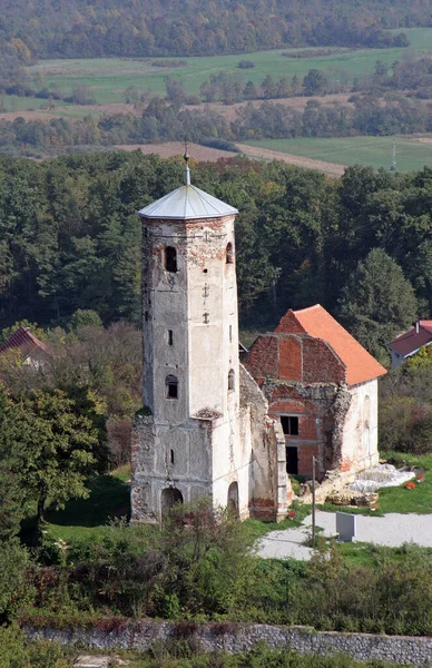 Ruinas Iglesia Medieval San Martín Martin Breg Dugo Selo Croacia —  Fotos de Stock