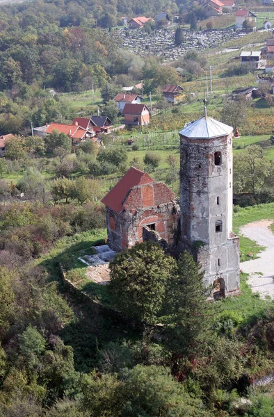 Ερείπια Της Μεσαιωνικής Εκκλησίας Του Αγίου Μαρτίνου Στο Martin Breg — Φωτογραφία Αρχείου