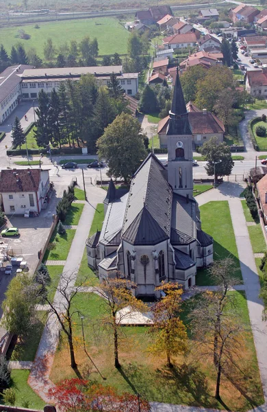 Kościół Parafialny Marcina Dugo Selo Chorwacja — Zdjęcie stockowe