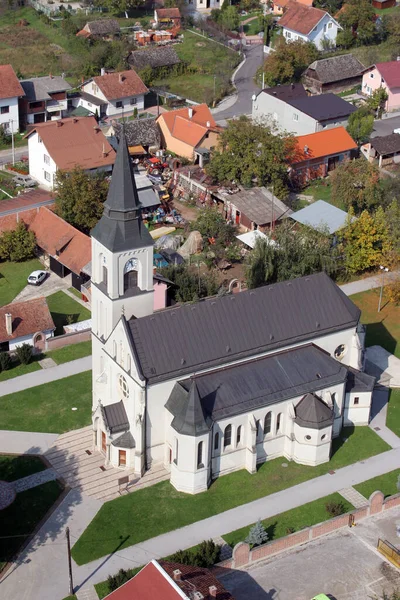 Iglesia Parroquial San Martín Dugo Selo Croacia — Foto de Stock
