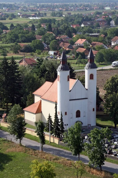 Igreja Paroquial Assunção Virgem Maria Brezovica Croácia — Fotografia de Stock