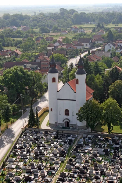 Chiesa Parrocchiale Dell Assunzione Della Vergine Maria Brezovica Croazia — Foto Stock