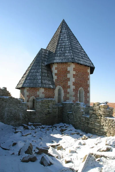 Chapel Philip James Medvedgrad Castle Nature Park Medvednica Zagreb Croatia — Stock Photo, Image