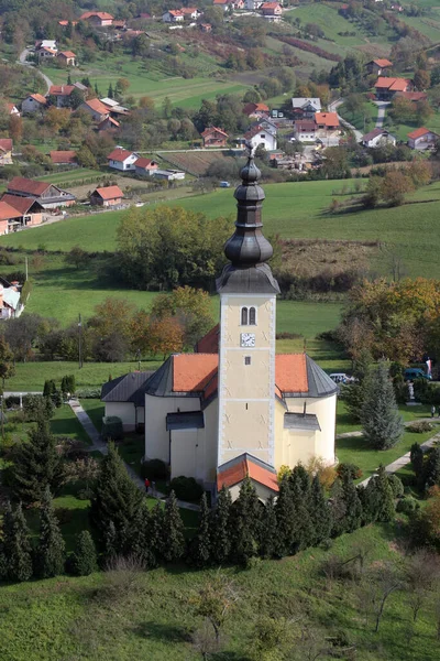 Kostel Jiří Gornji Stubici Chorvatsko — Stock fotografie