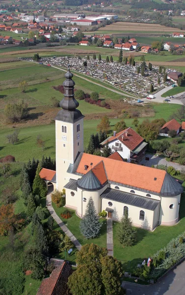 Jorisparochiekerk Gornja Stubica Kroatië — Stockfoto