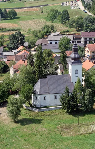 Igreja Paroquial São Pedro Sveti Petar Mreznicki Croácia — Fotografia de Stock