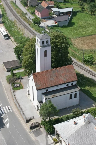 Farní Kostel Antonína Padovy Duga Resa Chorvatsko — Stock fotografie